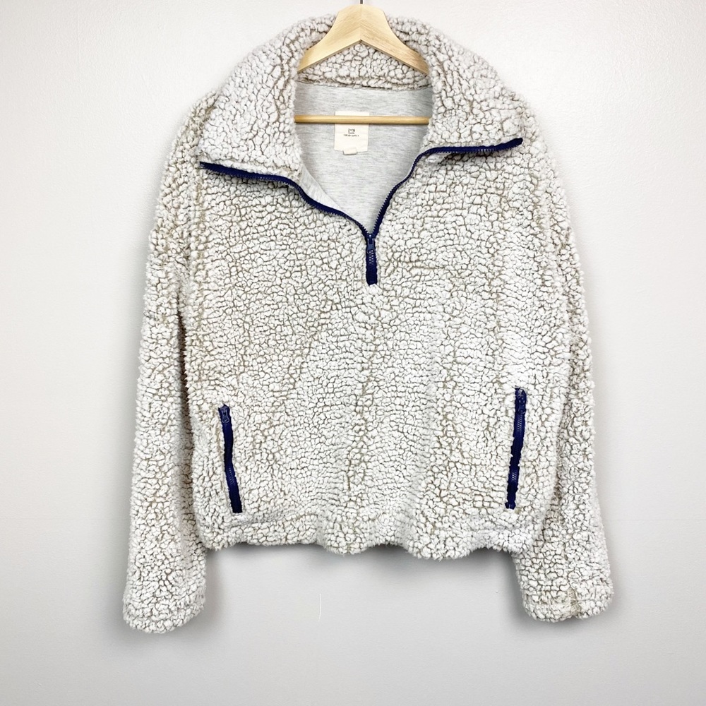 Thread & Supply Wubby Fleece Sherpa Pullover size large